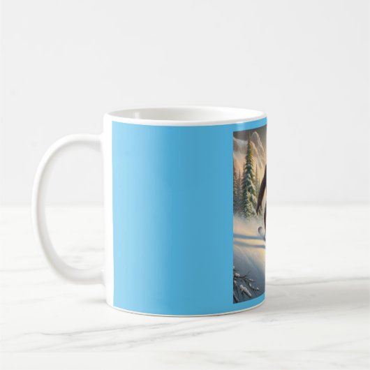 Bigfoot Snowboarding Kaffeetasse (Links)