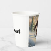 Bigfoot Snowboarding Pappbecher (Rechts)