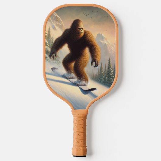 Bigfoot Snowboarding Pickleball Schläger (Rückseite)