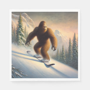 Bigfoot Snowboarding Serviette