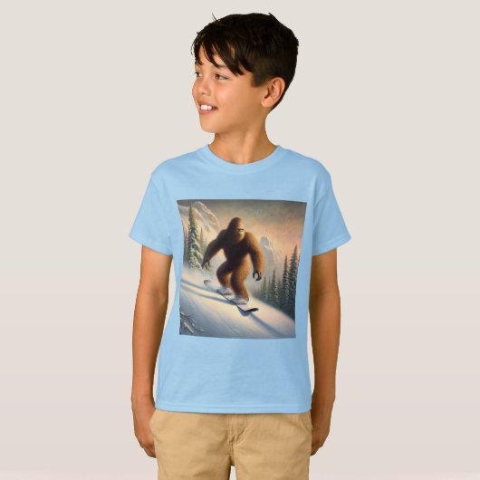 Bigfoot Snowboarding T-Shirt (Vorne ganz)
