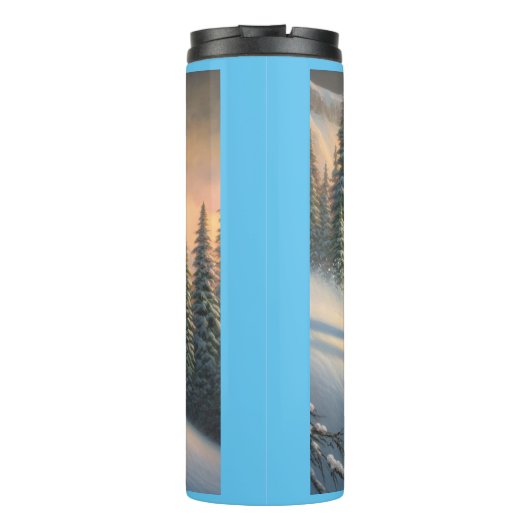 Bigfoot Snowboarding Thermosbecher (Rückseite)