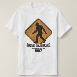 Bigfoot Social Distancing Champion Light T-Shirt