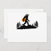 Bigfoot Sombreo Pinata, Cinco De Mayo Sasquatch Postkarte (Vorne/Hinten)