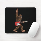 Bigfoot spielen auf Sasquatc einen elektrischen Gi Mousepad (Mit Mouse)