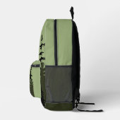 Bigfoot Squatchin in the Forest Sasquatch Bedruckter Rucksack (Rechts)
