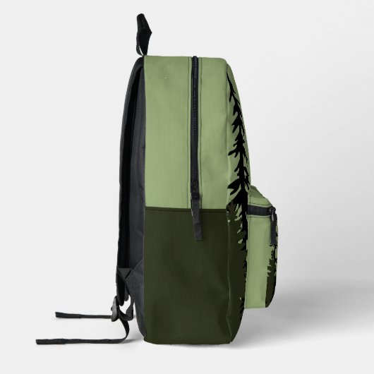 Bigfoot Squatchin in the Forest Sasquatch Bedruckter Rucksack (Links)