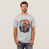 Bigfoot: Squatchy Fire Fighter T-Shirt (Vorne ganz)