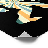 Bigfoot Squatchy Retro 90er-Stil Poster (Ecke)