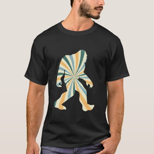 Bigfoot Squatchy Retro 90er-Stil T-Shirt (Vorderseite)