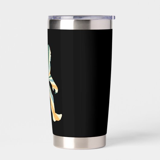 Bigfoot Squatchy Retro 90s Style Thermobecher (Links)