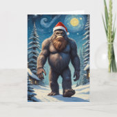 Bigfoot Startnight Custom Text Karte (Vorderseite)