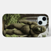 Bigfoot stehend in Trees AI art Case-Mate iPhone Hülle (Rückseite (Horizontal))