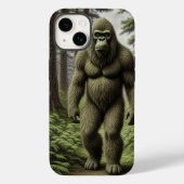 Bigfoot stehend in Trees AI art Case-Mate iPhone Hülle (Rückseite)