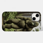 Bigfoot stehend in Trees AI art Case-Mate iPhone Hülle (Rückseite (Horizontal))