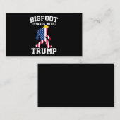 Bigfoot steht bei den Wahlen 2024 unter Trump Visitenkarte (Vorne/Hinten)