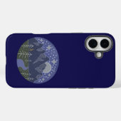 Bigfoot Sternenreiche Nachtwanderung | Kryptozoolo Case-Mate iPhone Hülle (Rückseite (Horizontal))