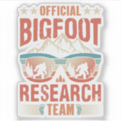 Bigfoot Sticker - Offizielles Bigfoot Research Tea (Vorderseite)