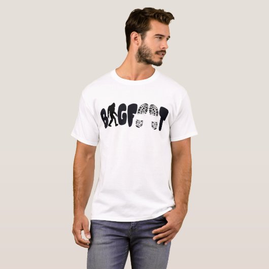 Bigfoot Strong and Funny Vibes, Big foot T-Shirt (Vorne ganz)