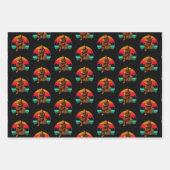 Bigfoot Sunset Coffee Break Funny Sasquatch Geschenkpapier Set (Vorderseite 3)