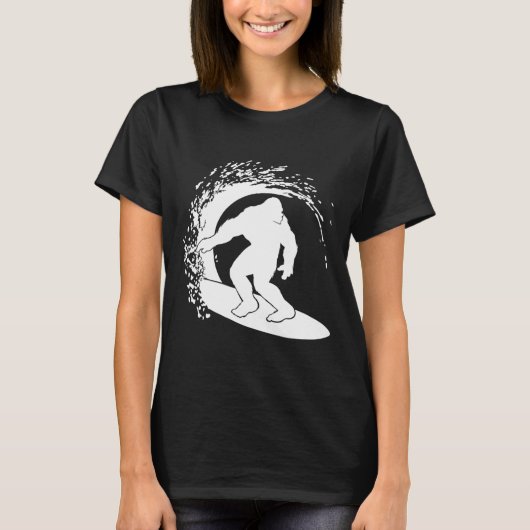 Bigfoot-Surfen T-Shirt (Vorderseite)