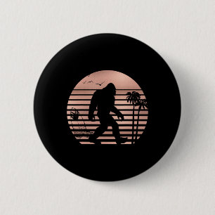 Bigfoot-Surfing-Shirt Lustiges Sommerkleidungs-T-S Button