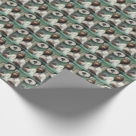 Bigfoot Surgeon Geschenkpapier (Ecke)