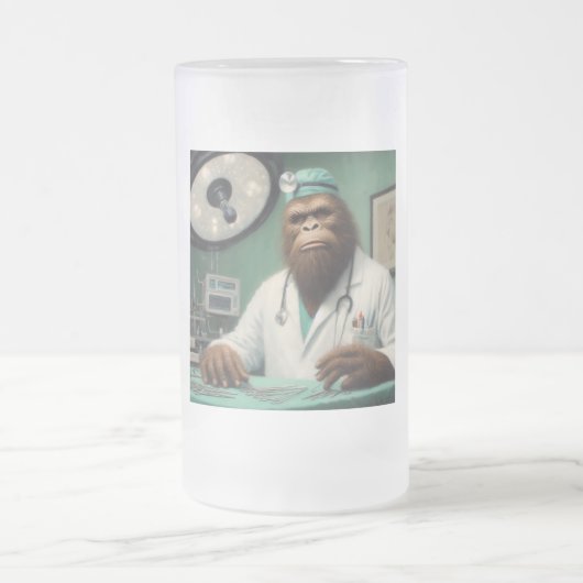 Bigfoot Surgeon Mattglas Bierglas (Mittel)