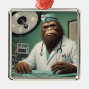 Bigfoot Surgeon Ornament Aus Metall