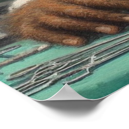 Bigfoot Surgeon Poster (Ecke)