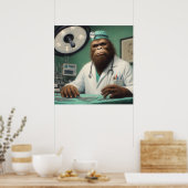 Bigfoot Surgeon Poster (Küche)
