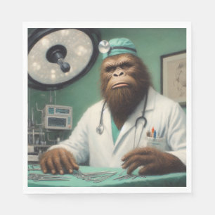 Bigfoot Surgeon Serviette