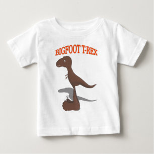 Bigfoot T-Rex Zeichnend Baby T-shirt