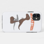 Bigfoot T-Rex Zeichnend Case-Mate iPhone Hülle (Rückseite (Horizontal))