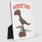 Bigfoot T-Rex Zeichnend Fotoplatte (Seite)