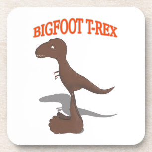 Bigfoot T-Rex Zeichnend Getränkeuntersetzer