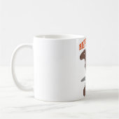 Bigfoot T-Rex Zeichnend Kaffeetasse (Links)