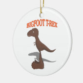 Bigfoot T-Rex Zeichnend Keramikornament (Links)