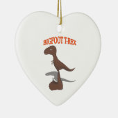 Bigfoot T-Rex Zeichnend Keramikornament (Rechts)