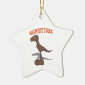 Bigfoot T-Rex Zeichnend Keramikornament (Links)