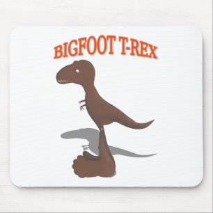 Bigfoot T-Rex Zeichnend Mousepad