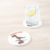 Bigfoot T-Rex Zeichnend Untersetzer (Seite)