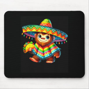 Bigfoot Taco Cinco De Mayo Sasquatch Mexikanische Mousepad