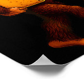 Bigfoot Taco Sasquatch Walking Taco Funny Shirt Me Poster (Ecke)