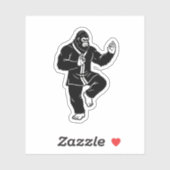 Bigfoot Tai Chi Aufkleber (Blatt)