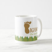 Bigfoot-Tasse Kaffeetasse (VorderseiteRechts)
