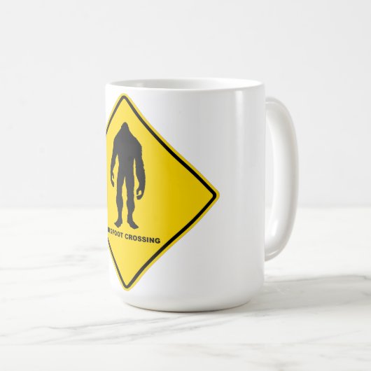 Bigfoot-Tasse Kaffeetasse (VorderseiteRechts)