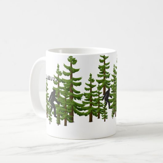 Bigfoot-Tasse Kaffeetasse (Vorderseite Links)