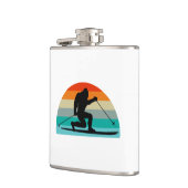 Bigfoot Telemark Skifahren Rainbow Flachmann (Links)