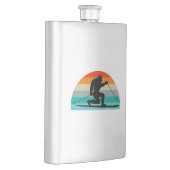 Bigfoot Telemark Skifahren Rainbow Flachmann (Rechts)